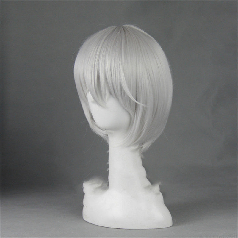 Broad Silk Vitality Girl White Short Hair Cosplay Wig
