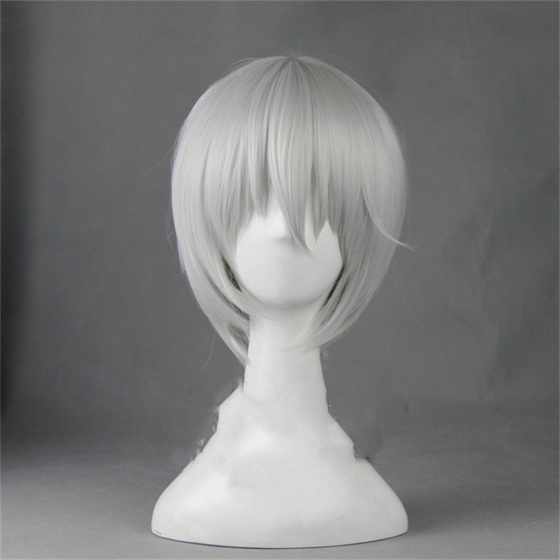 Broad Silk Vitality Girl White Short Hair Cosplay Wig