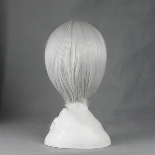 Broad Silk Vitality Girl White Short Hair Cosplay Wig