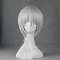 Broad Silk Vitality Girl White Short Hair Cosplay Wig