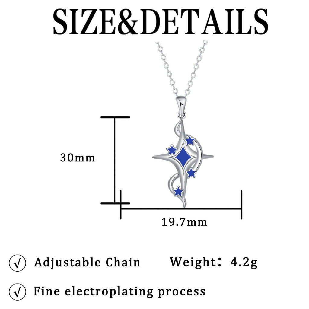 Romantic Babys Breath Pendant With A Thoughtful Cross Design Necklace