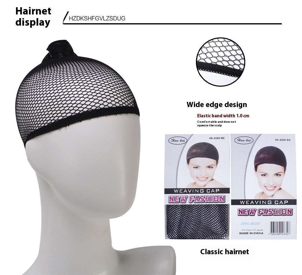 Mid-length Long Hair Black Long Straight Daily Full-head Wig Style