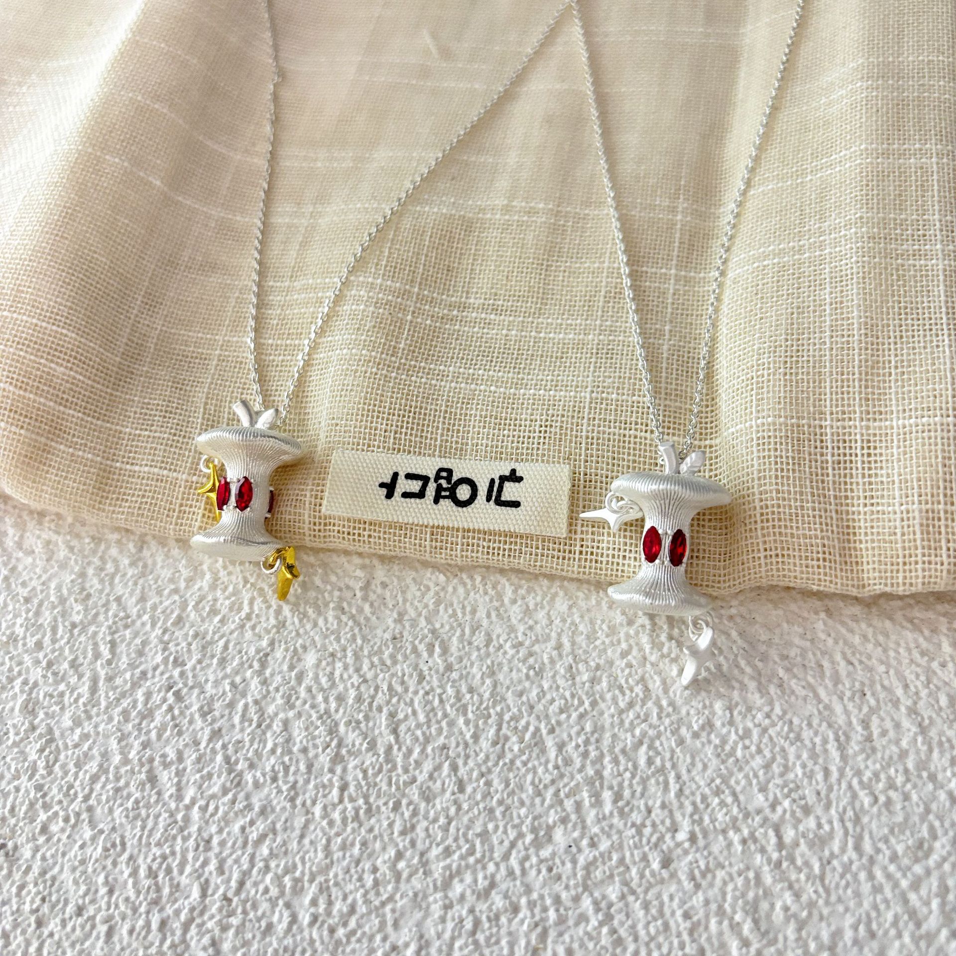 Brushed Pendant Versatile Necklace With Temperament